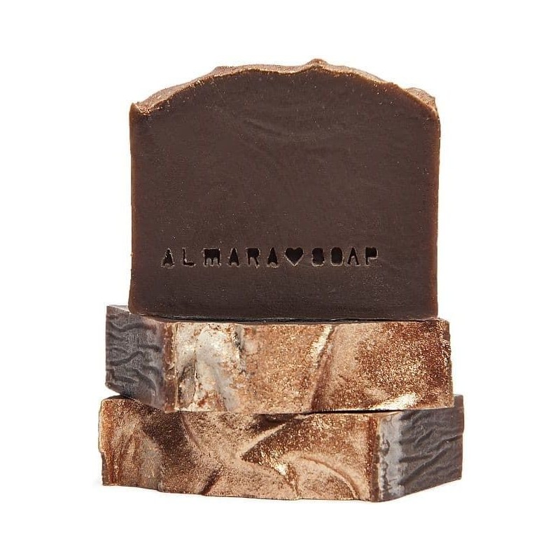 Almara Soap Designové ručně vyrobené mýdlo Gold Chocolate 