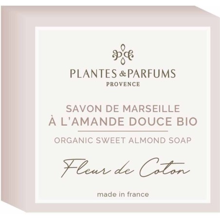 Tuhé mýdlo s bio mandlovým olejem Fleur de Coton