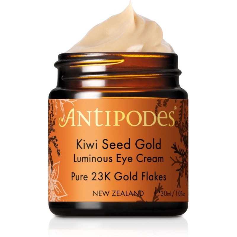Antipodes Krém oční rozjasňující Kiwi Seed Gold
